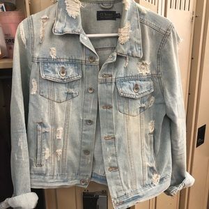 Jean jacket boho